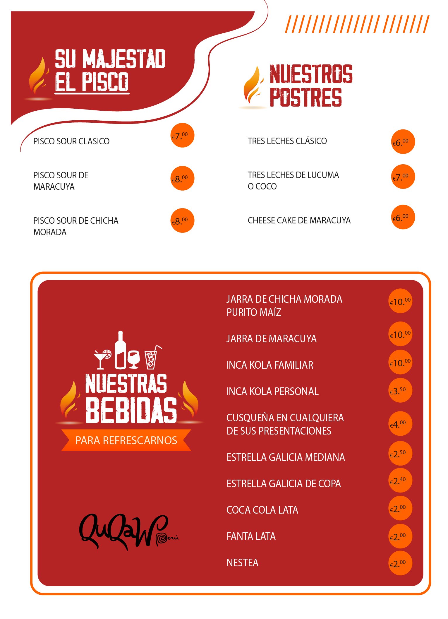 Postres y Bebidas